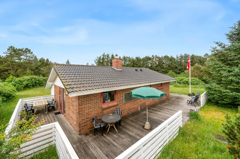 Ferienhaus mit Hund in Klegod Strand fuer max. 4 Personen