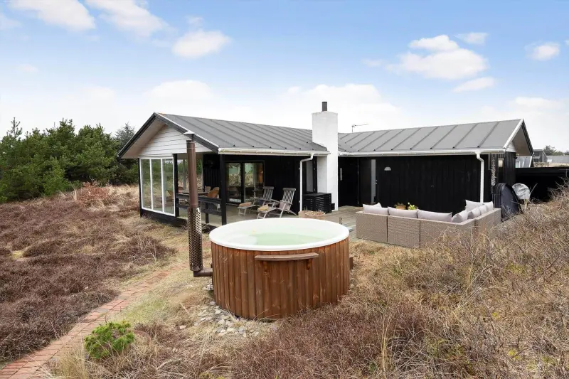 Ferienhaus mit Hund in Søndervig, Klegod Strand fuer max. 6 Personen
