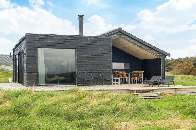 Ferienhaus mit Hund inNr. Lyngby Strand, Nørre Lyngby  f&uuml;r max. 6 Personen