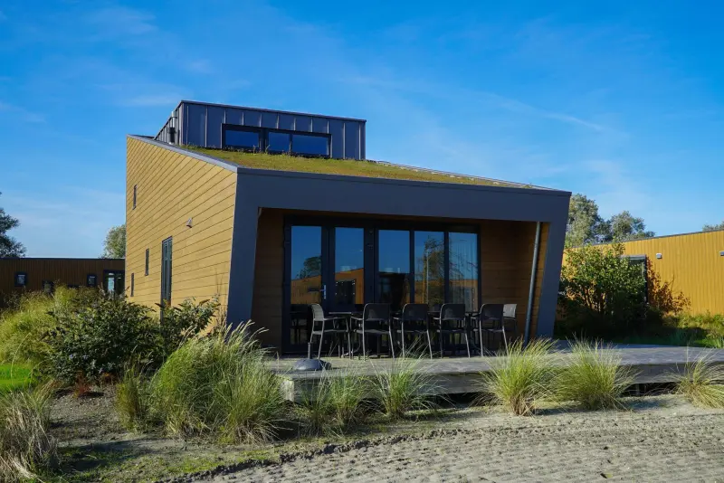 Ferienhaus mit Terrasse und Garten
