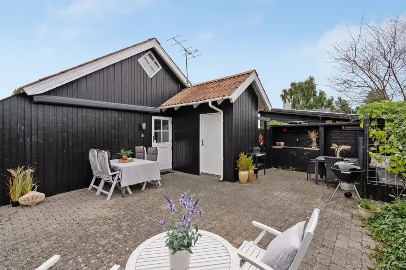 Ferienhaus mit Hund in Grønninghoved Strand, Binderup Strand fuer max. 6 Personen