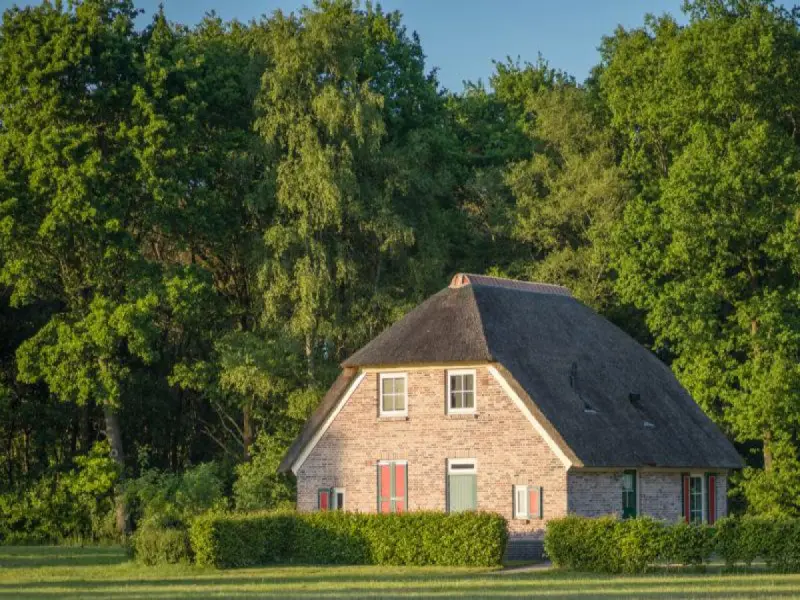 Ferienhaus mit Terrasse und Garten