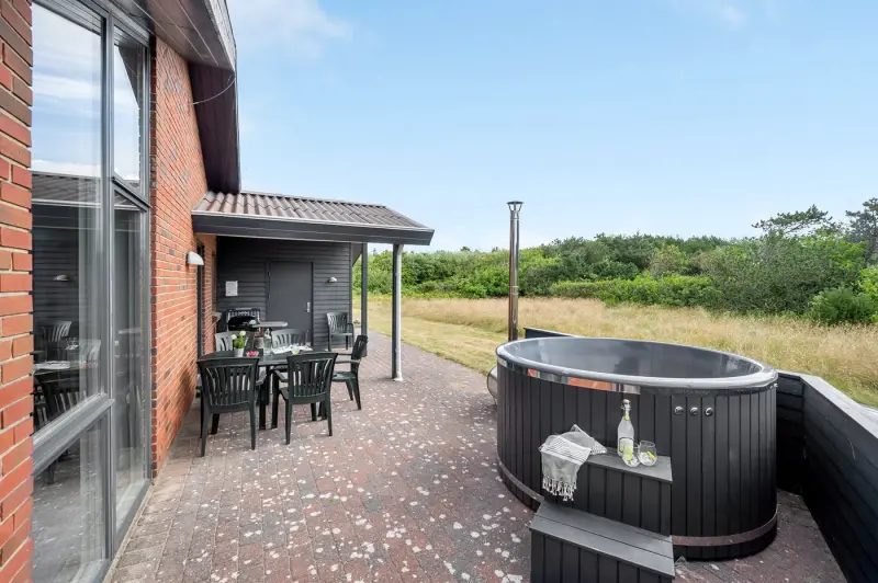 Ferienhaus mit Hund in Lodbjerg Hede, Houvig Strand fuer max. 6 Personen