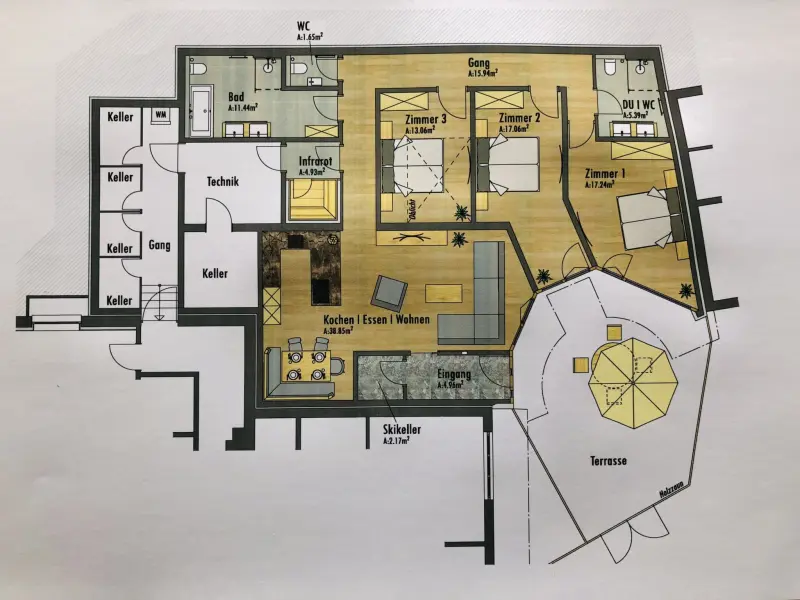 Ferienwohnung in Samnaun, Graubünden, Schweiz