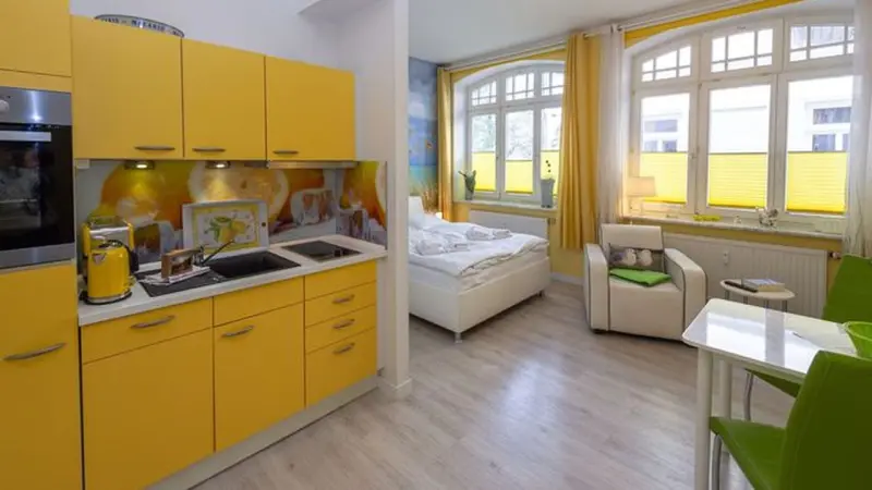 Voll ausgestattete Wohnung mit Sauna | Meerblick | Strand in der Nähe