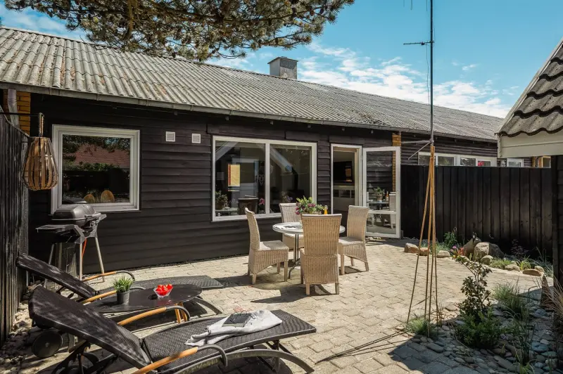 Ferienwohnung mit Hund in Blåvand Strand fuer max. 4 Personen