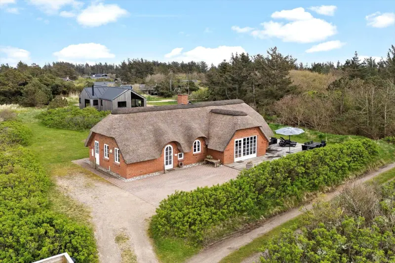 Ferienhaus mit Hund in Klegod Strand fuer max. 8 Personen