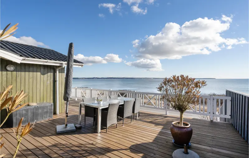Ferienhaus mit Hund in Handrup Strand, Ostjütland fuer max. 6 Personen