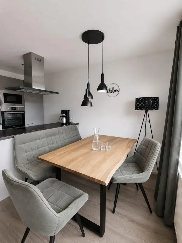 Wohnung mit Terrasse, Grill und Garten | Gartenblick