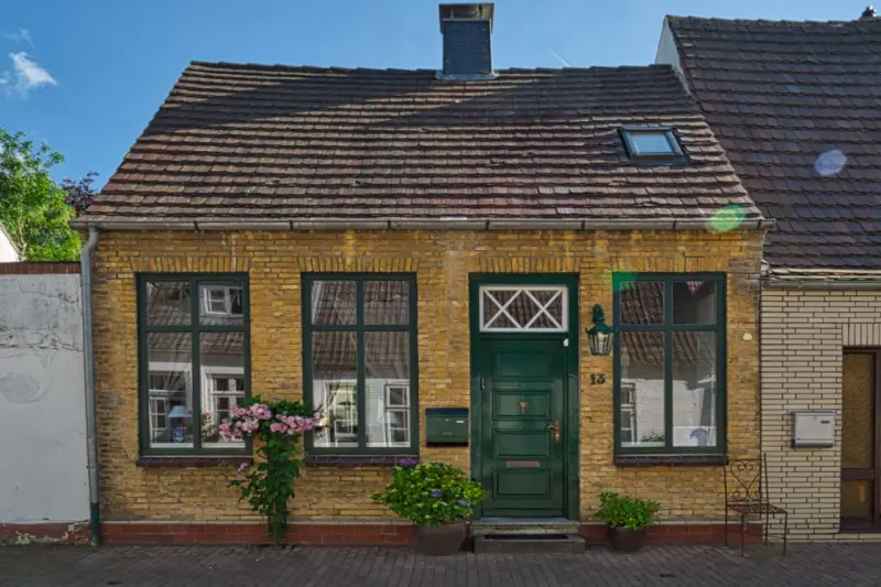 Ferienhaus mit Hund in Friedrichstadt, Nordsee fuer max. 5 Personen
