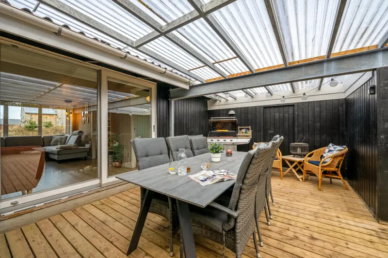Ferienhaus mit Hund in Søndervig, Klegod Strand fuer max. 8 Personen