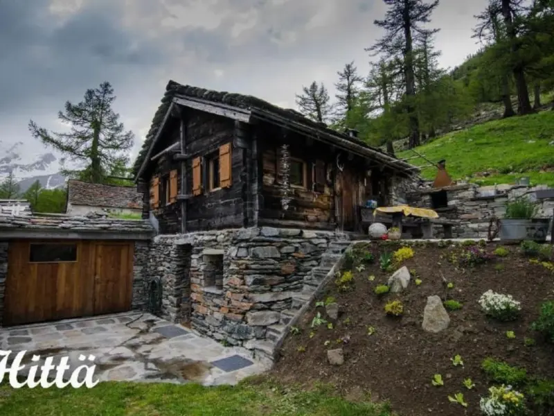 Ferienhaus mit Hund in Simplon, Wallis fuer max. 4 Personen