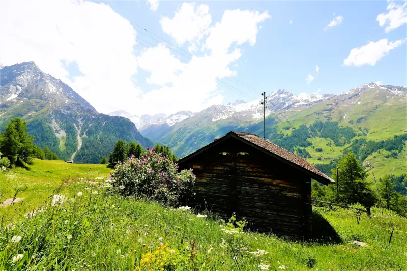 Chalet in Evolène, Les Haudères f&uuml;r max. 4 Personen