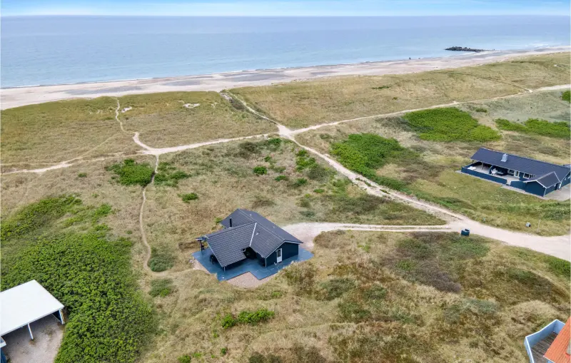 Ferienhaus mit Hund in Vrist Strand fuer max. 6 Personen