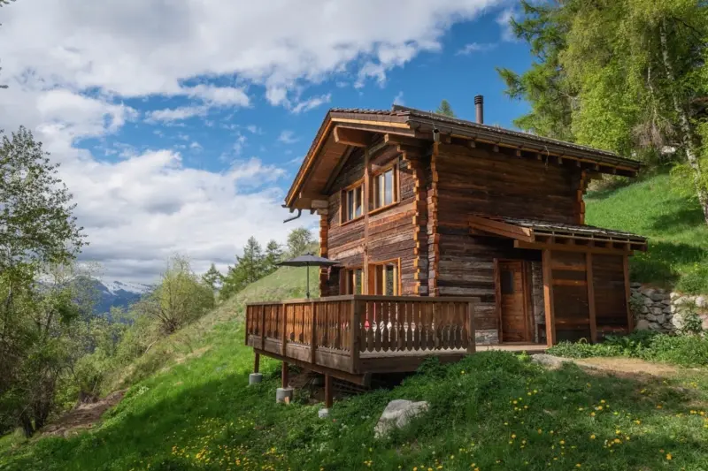 Ferienhaus in Saint-Luc VS, Wallis für max. 4 Personen Ferienhaus in Saint-Luc VS, Wallis für max. 4 Personen