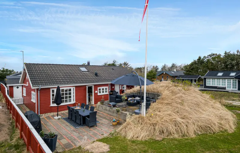 Ferienhaus mit Hund inBlokhus  f&uuml;r max. 6 Personen