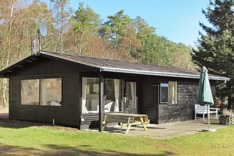 Ferienhaus mit Hund in Hou, Bisnap fuer max. 4 Personen