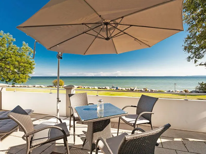 Voll ausgestattetes Apartment mit Sauna | Panoramablick | Nah am Strand