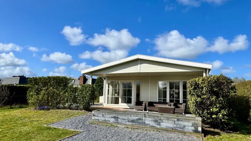 Voll ausgestattetes Ferienhaus mit Grill, Terrasse und Garten | Gartenblick | Nah am Strand | Haustierfreundlich