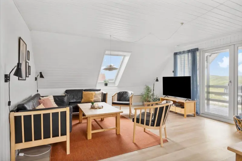 Ferienhaus mit Hund in Vrist Strand fuer max. 15 Personen