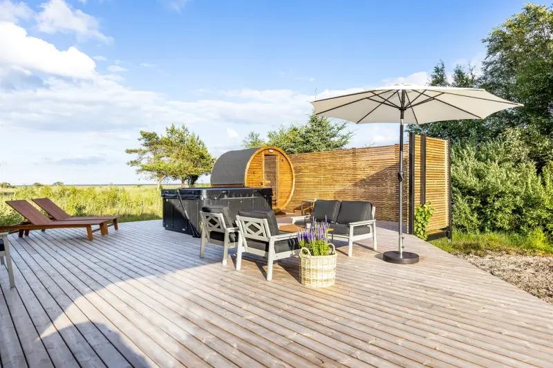 Ferienhaus mit Hund in Helberskov Strand, Als Odde fuer max. 6 Personen