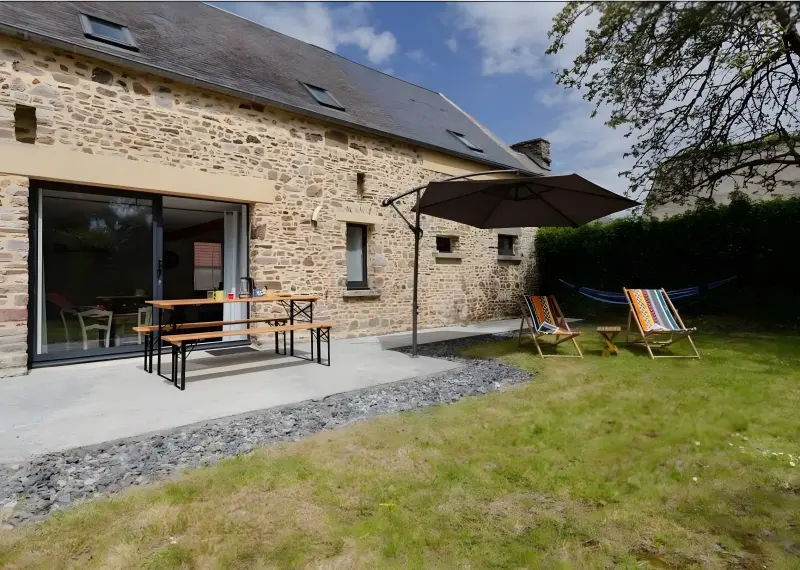 Ferienhaus mit Hund inCréances,   f&uuml;r max. 5 Personen