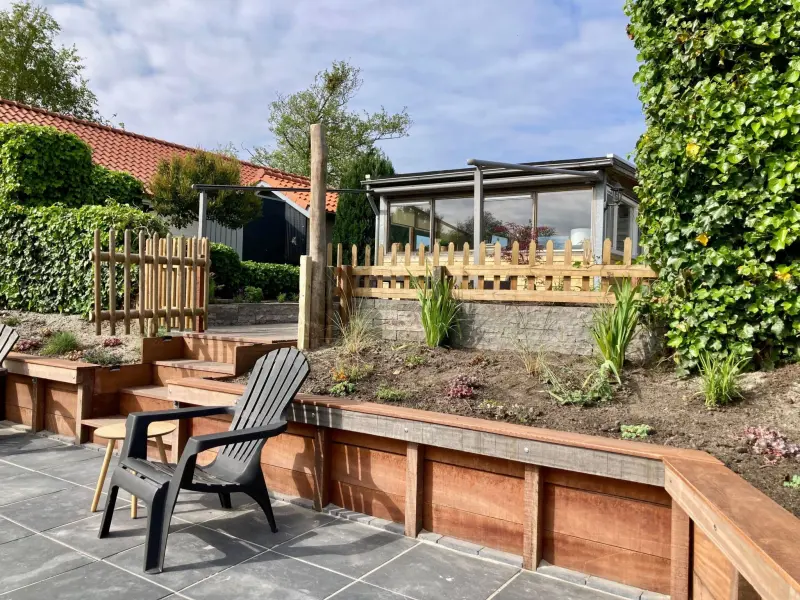 Ferienhaus mit Garten und Terrasse