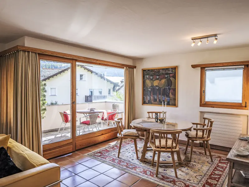 Ferienwohnung mit Hund in Champfer, St. Moritz f&uuml;r max. 4 Personen