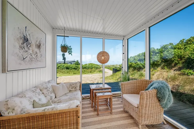 Ferienhaus mit Hund in Søndervig, Klegod Strand fuer max. 6 Personen