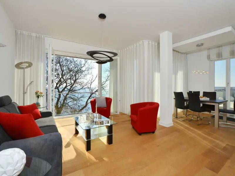 Apartment mit Sauna und Terrasse | Meerblick