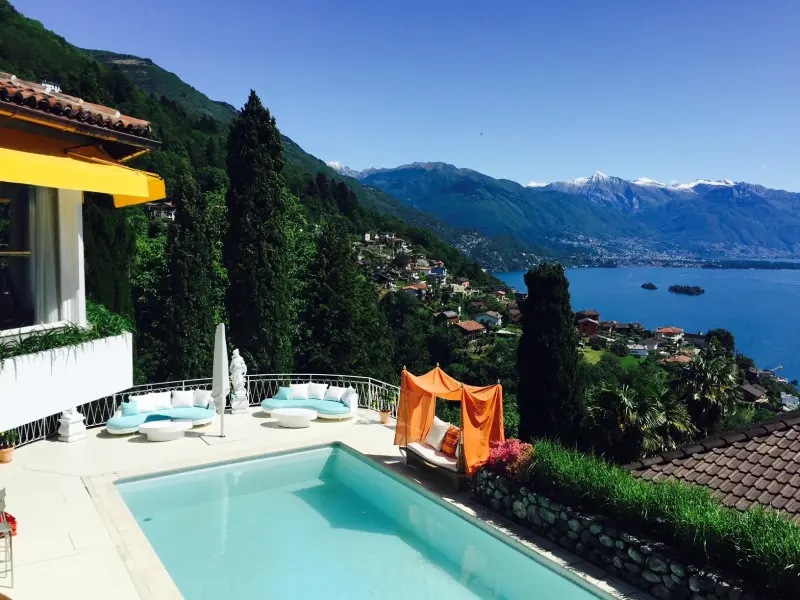 Ferienhaus mit Hund in Brissago TI, Tessin f&uuml;r max. 5 Personen
