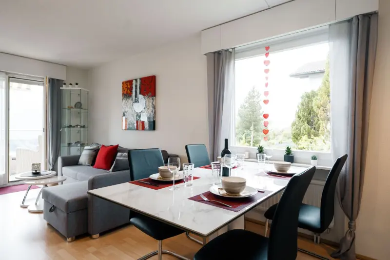 Ferienwohnung mit Hund in Amden f&uuml;r max. 4 Personen
