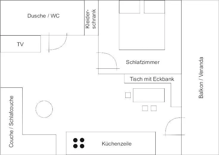 Ferienwohnung mit Hund in Gaschurn f&uuml;r max. 4 Personen