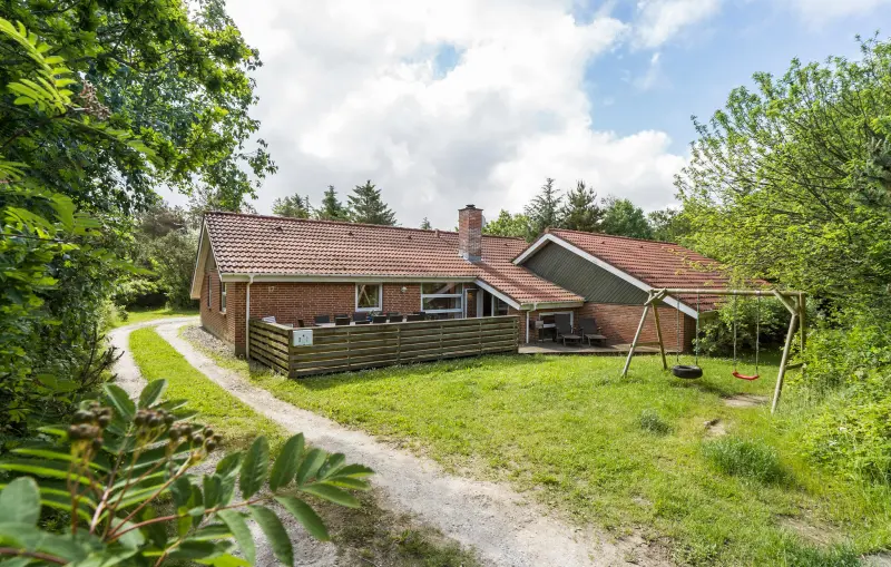 Ferienhaus mit Hund in Lodbjerg Hede, Houvig Strand fuer max. 10 Personen