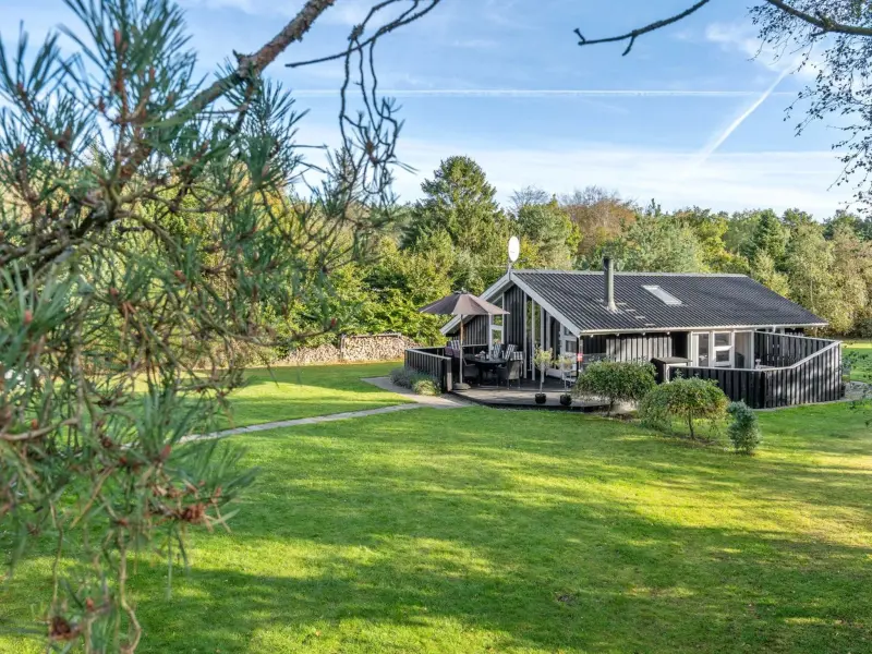 Ferienhaus mit Hund in Hou, Bisnap fuer max. 6 Personen