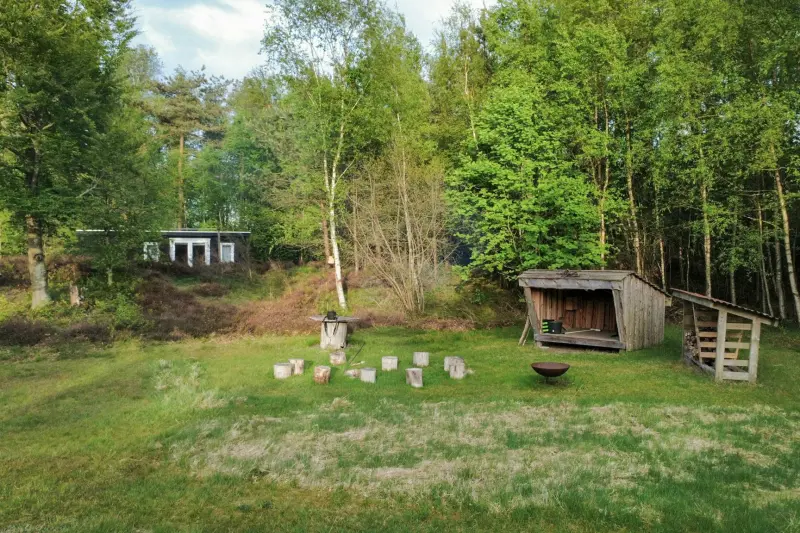 Sommerhus ved Lyngså med bålplads og shelter