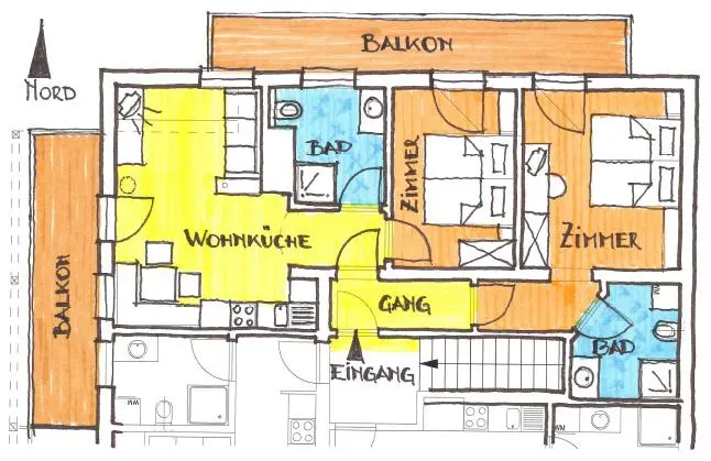 Ferienwohnung Obertilliach