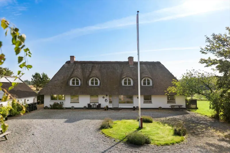 Ferienhaus mit Hund in Frøstrup, Limfjord fuer max. 10 Personen