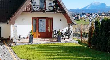 70 m² Domek w stylu alpejskim