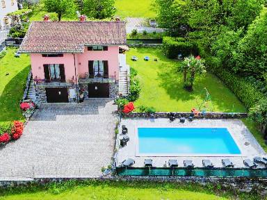 100 qm Ferienhaus mit Pool, Hunde erlaubt in Colico Piano, Comer See