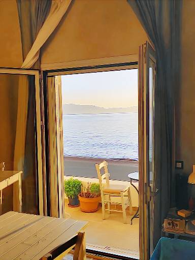 Holiday home with terrace, garden & barbeque | Sea view