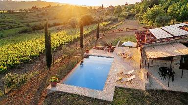 Villa mit privatem Pool, Grill und Garten