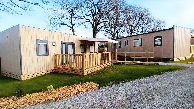 Mobil-home avec terrasse et jardin