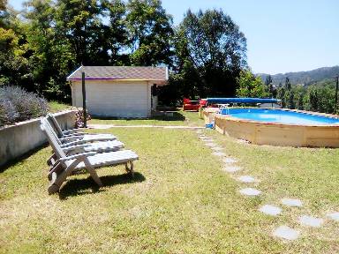 Maison avec terrasse, jardin et piscine privée | Vue nature