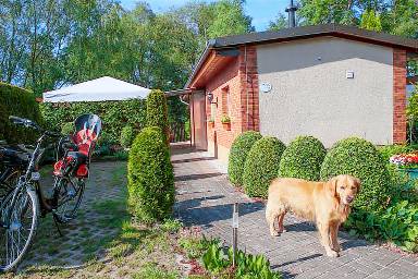 Ferienhaus mit eingezäuntem Grundstück für 3 Gäste mit Hund in Alt-Schadow, Brandenburg