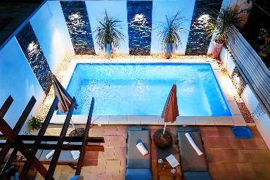 Ferienwohnung mit Grill, Terrasse und Garten