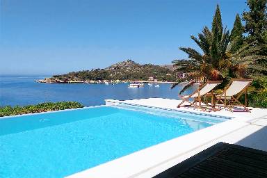 Apartment mit Terrasse und Pool