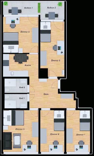 Privé kamer 93 m²