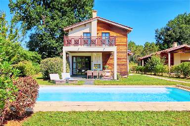 Villa mit Pool für 6 Gäste mit Hund in 
Salles, Nouvelle-Aquitaine, Frankreich