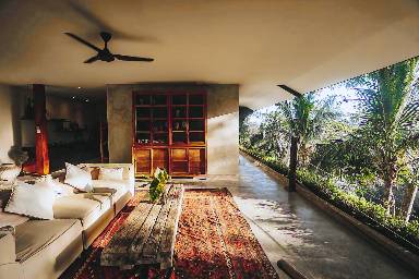 Apartment mit Terrasse, Garten und Pool